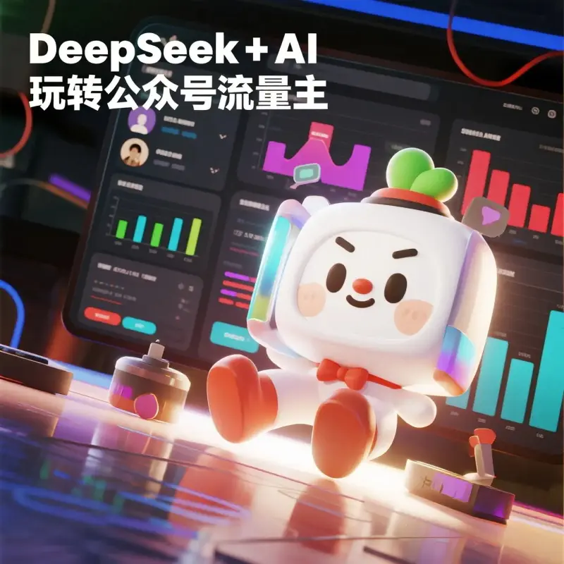 《DeepSeek+AI玩转公众号流量主》自动化收益增长秘籍